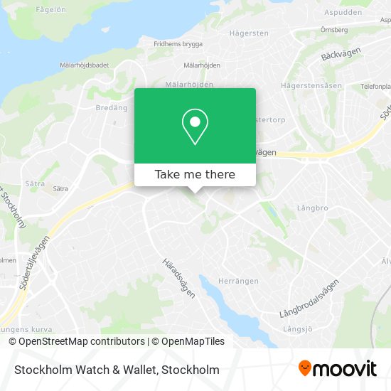 Stockholm Watch & Wallet map