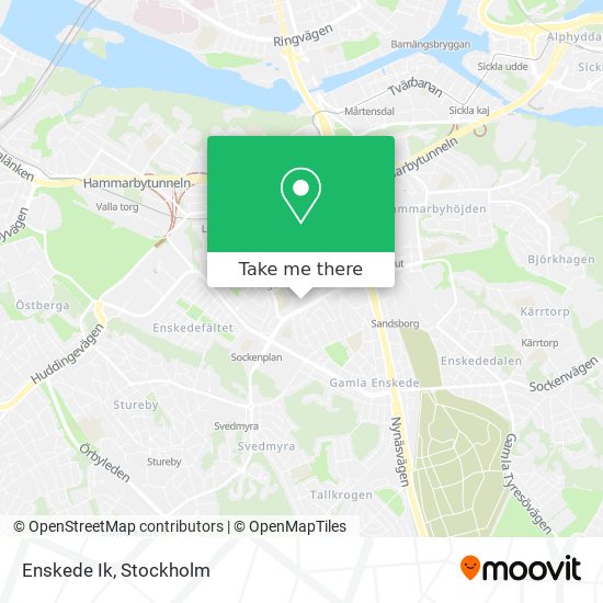 Enskede Ik map