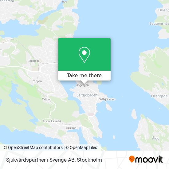 Sjukvårdspartner i Sverige AB map