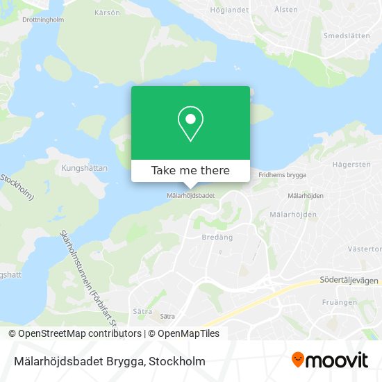 Mälarhöjdsbadet Brygga map