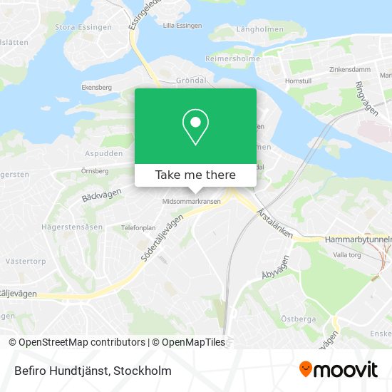 Befiro Hundtjänst map