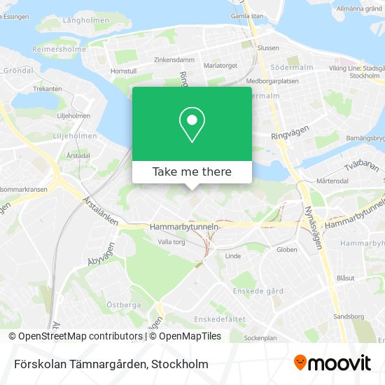 Förskolan Tämnargården map