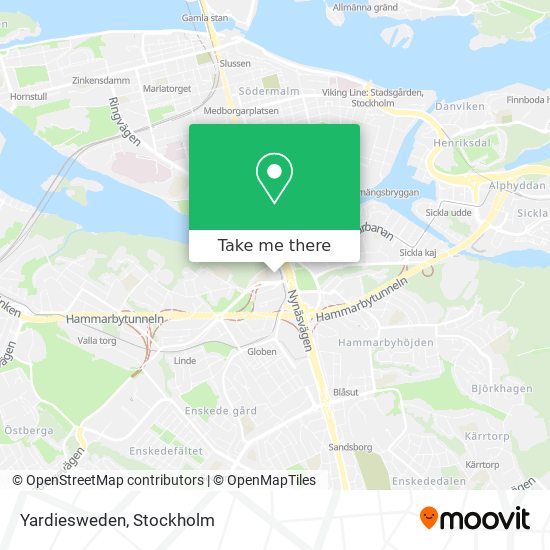 Yardiesweden map