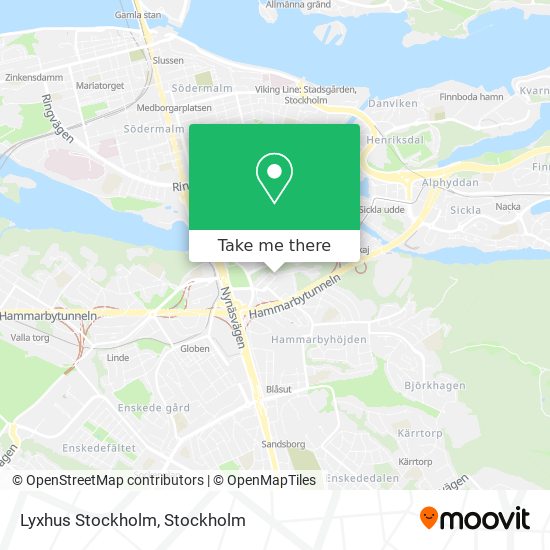 Lyxhus Stockholm map