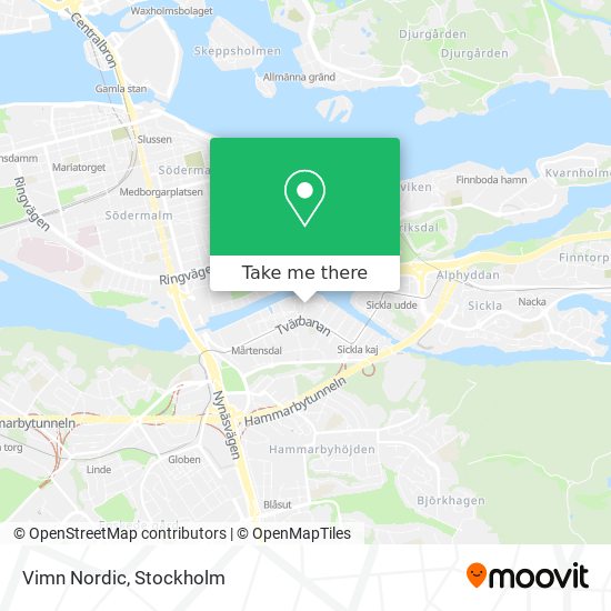 Vimn Nordic map