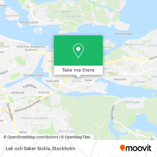 Lek och Saker Sickla map