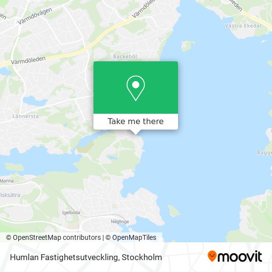 Humlan Fastighetsutveckling map