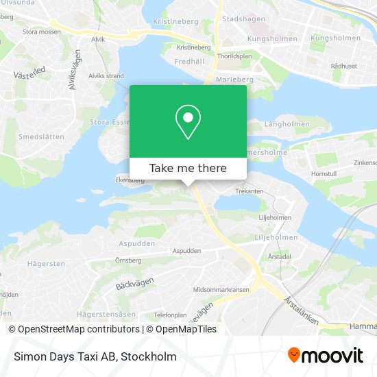 Simon Days Taxi AB map