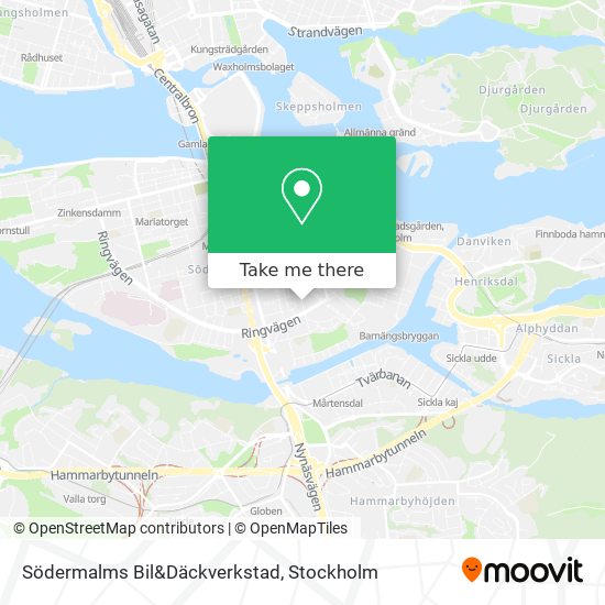 Södermalms Bil&Däckverkstad map