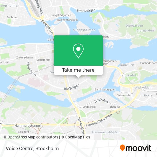 Voice Centre map