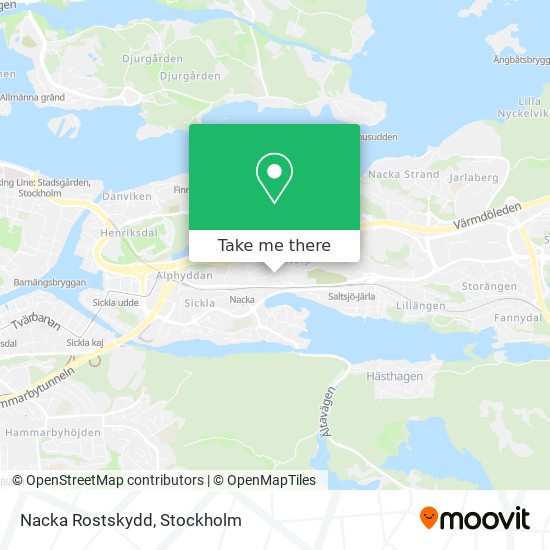 Nacka Rostskydd map
