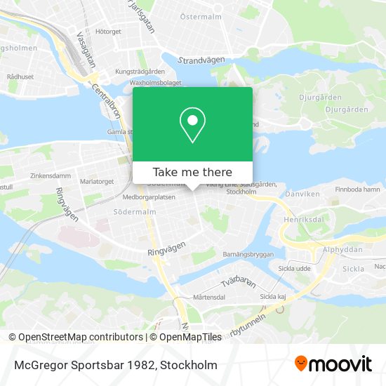 McGregor Sportsbar 1982 map