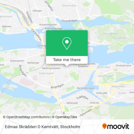 Edmas Skrädderi O Kemtvätt map