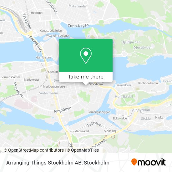 Arranging Things Stockholm AB map