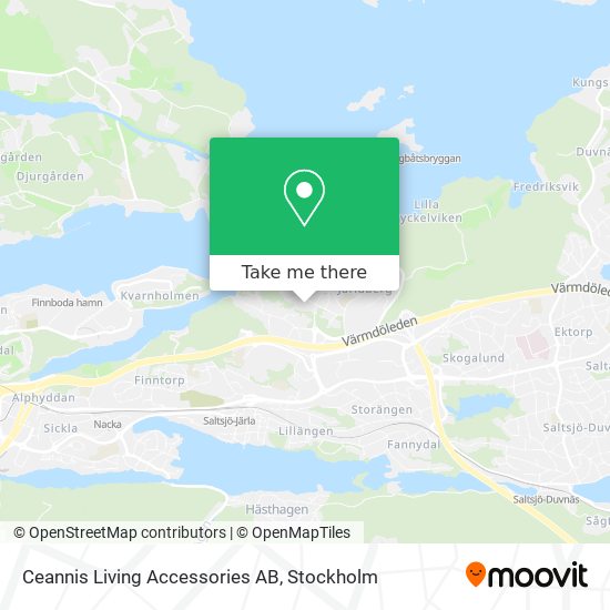 Ceannis Living Accessories AB map