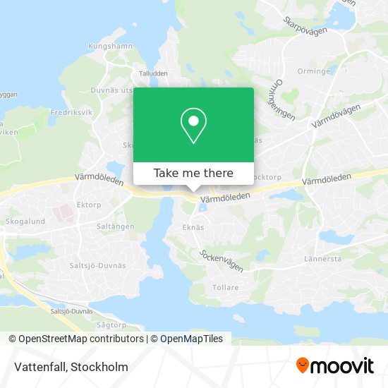 Vattenfall map