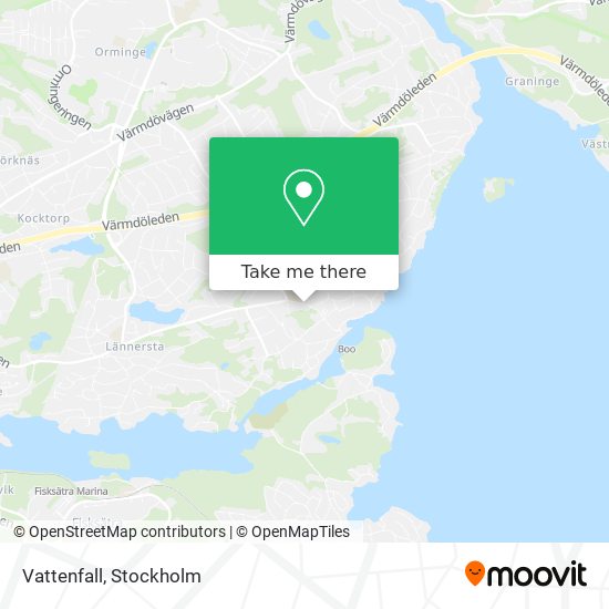 Vattenfall map