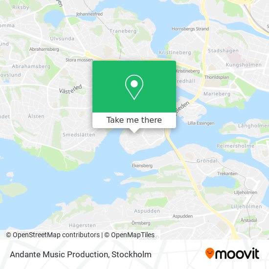 Andante Music Production map