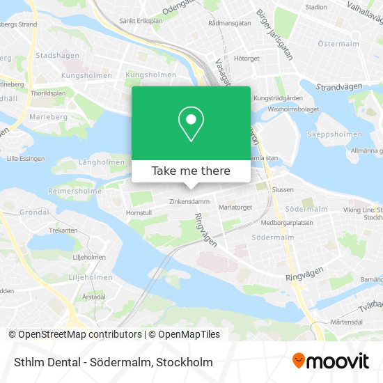 Sthlm Dental - Södermalm map