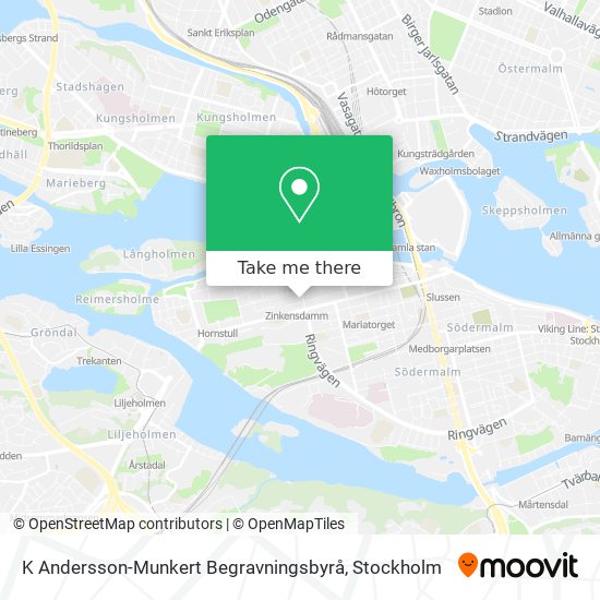 K Andersson-Munkert Begravningsbyrå map