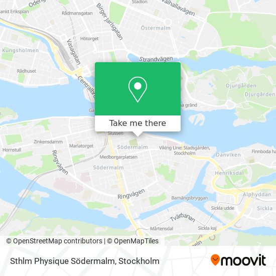 Sthlm Physique Södermalm map