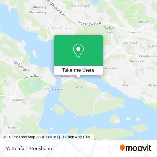 Vattenfall map