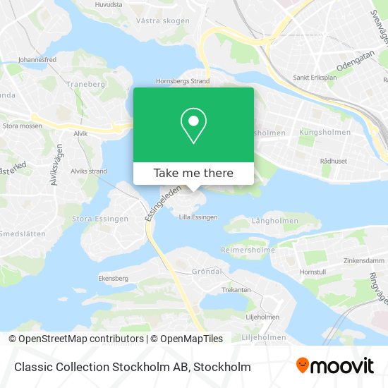 Classic Collection Stockholm AB map