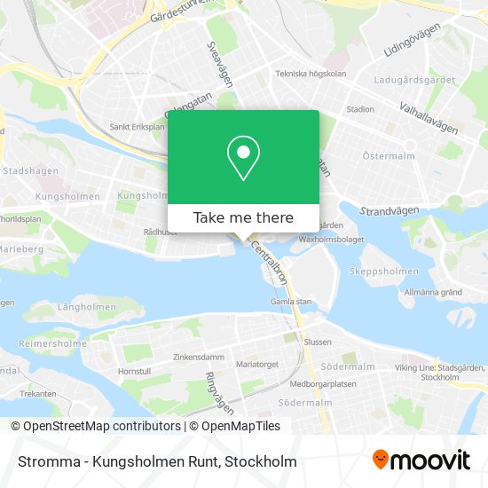 Stromma - Kungsholmen Runt map