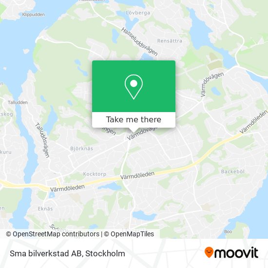 Sma bilverkstad AB map