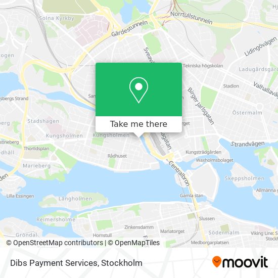 Dibs Payment Services map