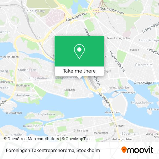 Föreningen Takentreprenörerna map