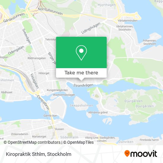 Kiropraktik Sthlm map