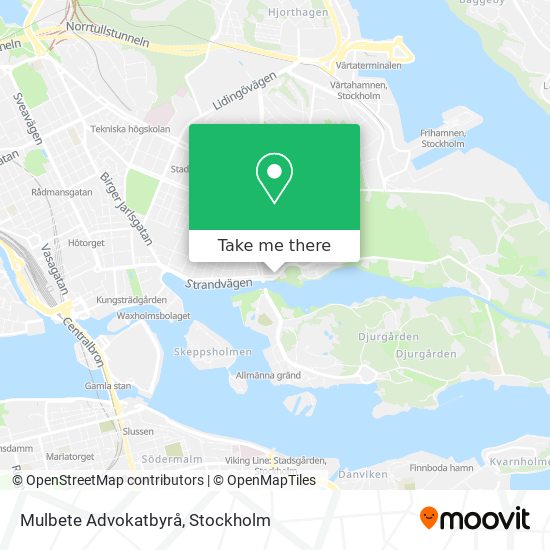 Mulbete Advokatbyrå map