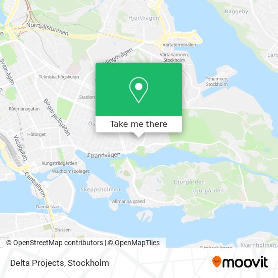 Delta Projects map