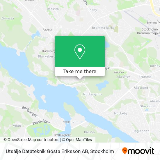 Utsälje Datateknik Gösta Eriksson AB map