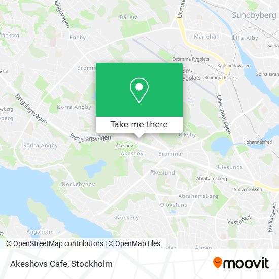 Akeshovs Cafe map