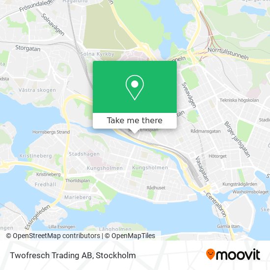 Twofresch Trading AB map