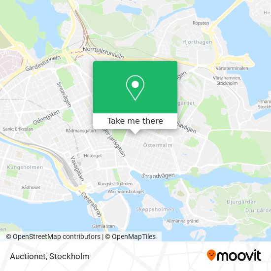 Auctionet map