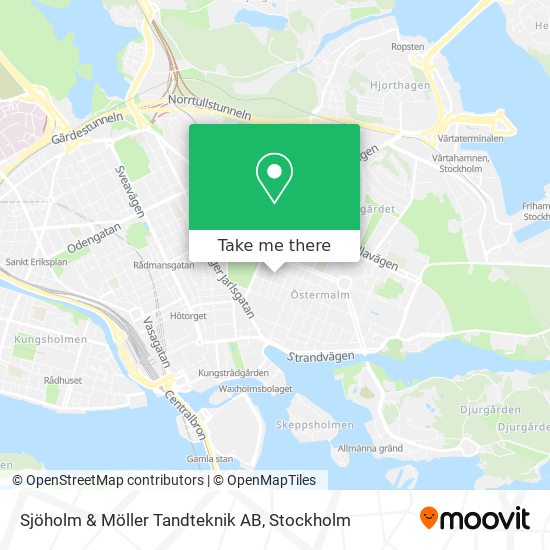 Sjöholm & Möller Tandteknik AB map