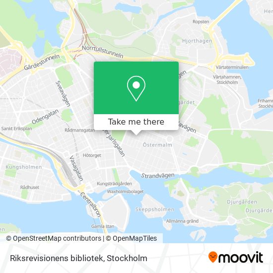 Riksrevisionens bibliotek map