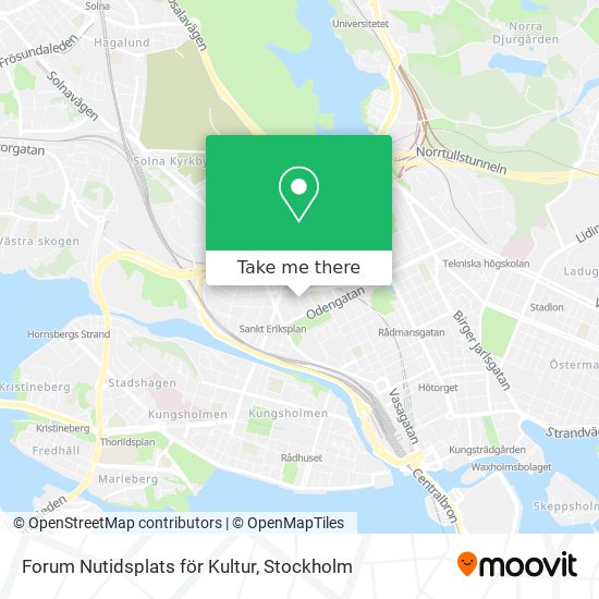 Forum Nutidsplats för Kultur map