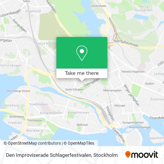 Den Improviserade Schlagerfestivalen map