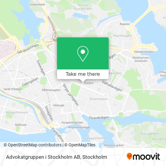 Advokatgruppen i Stockholm AB map