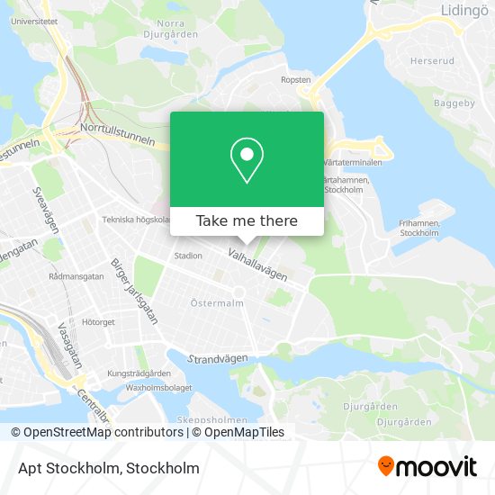 Apt Stockholm map