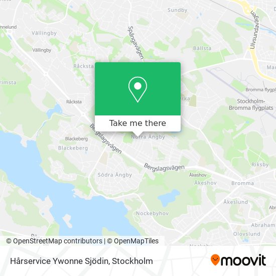 Hårservice Ywonne Sjödin map