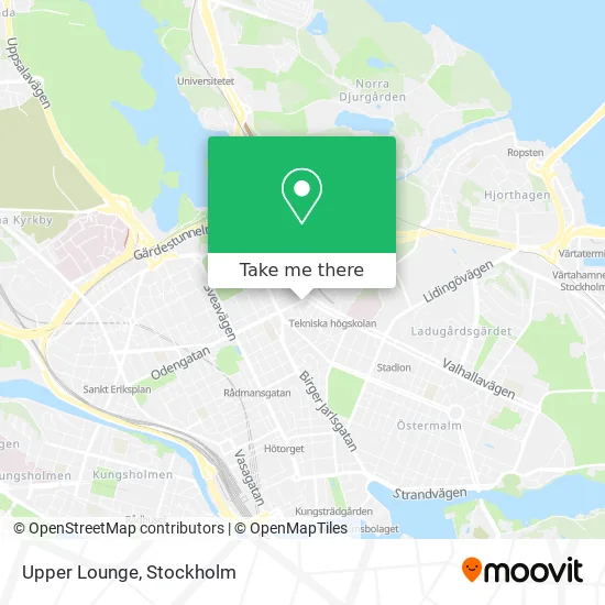 Upper Lounge map