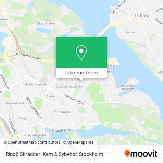 Rindö Skrädderi Kem & Sybehör map