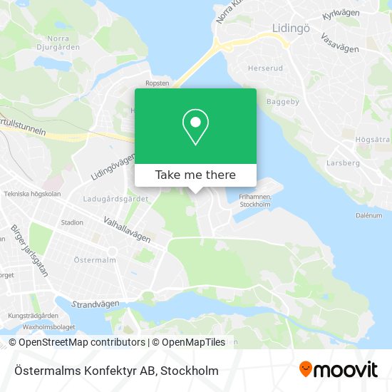 Östermalms Konfektyr AB map