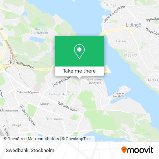 Swedbank map