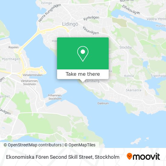 Ekonomiska Fören Second Skill Street map